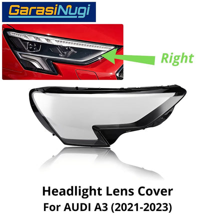 Mika Headlight AUDI A3 (8Y) Pre-Facelift Lens Kaca Cover Lampu Depan (2021-2023)