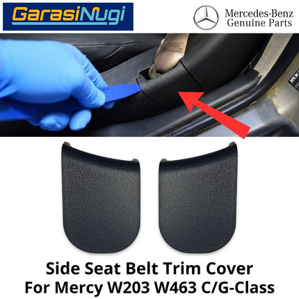 Side Seat Mercy W203 W463 Belt trim Cover Penutup Sabuk Jok Samping Depan Mercedes C200 G500