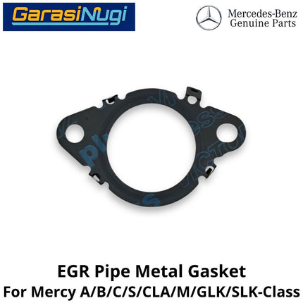 EGR Pipe Mercy W204 W212 W166 R172 Metal Gasket Logam Pipa Sirkulasi Gas Buang Mercedes C200 E200 SLK