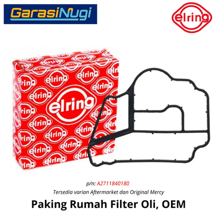 Paking Rumah Filter Oli Mercedes W203 W204 W211 W212 Seal Oil Gasket Original Mesin M271 C180 C200