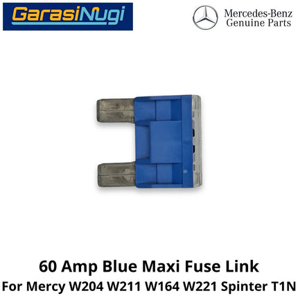 60A Fuse Link Mercy W204 W211 W164 W221 Penghubung Sekring 60 Ampere 000000004217 Mercedes C200 E200 ML