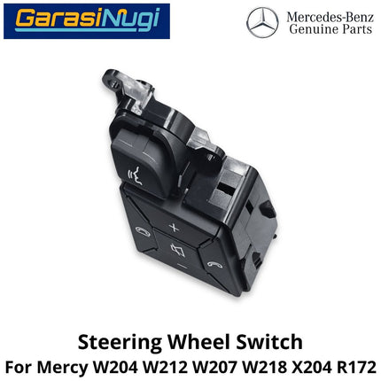 Steering Wheel Mercy W204 W212 W207 R172 Switch Tombol Kontrol Stir Mercedes C200 E200 SLK