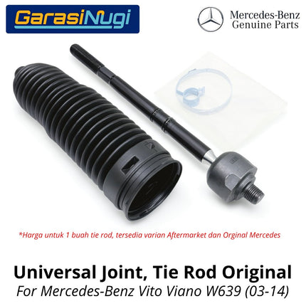 Tie Rod Kit Mercedes Vito Viano Front Axle Universal Joint Steering Drag Link Original W639 2003 - 2014