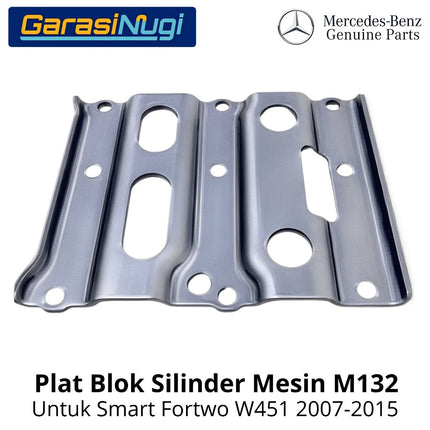 Plat Stiffener Blok Mesin Smart Fortwo W451 M132 Cover Cylinder Crankcase Engine Original 1320110095