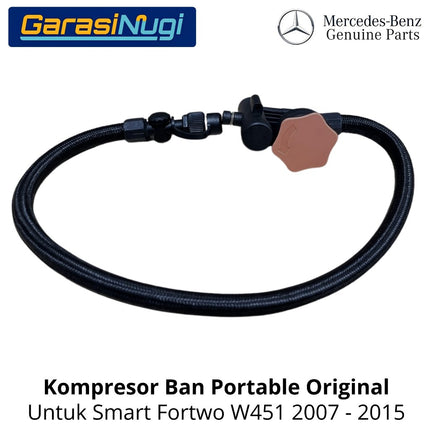 Tire Repair Kit Compressor Smart Fortwo W451 Kompresor Pompa Ban Elektrik Original 2007 - 2015