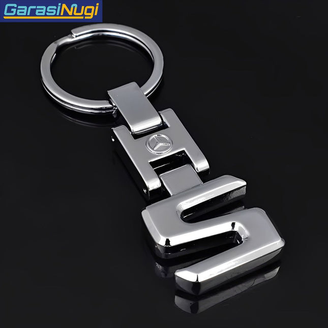 Metal Keychain For Mercedes Gantungan Kunci A B C E G R S AMG CLA CLS GLA GLE GLK ML SLK