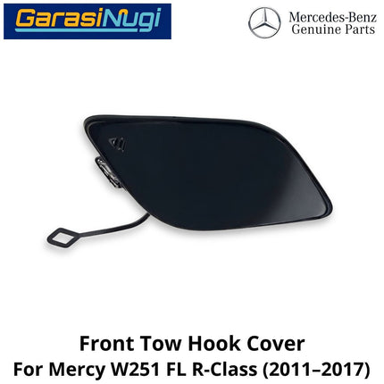 Front Bumper Mercy W251 Facelift Tow Cover Tutup Lubang Towing Bemper Depan Original Mercedes R350