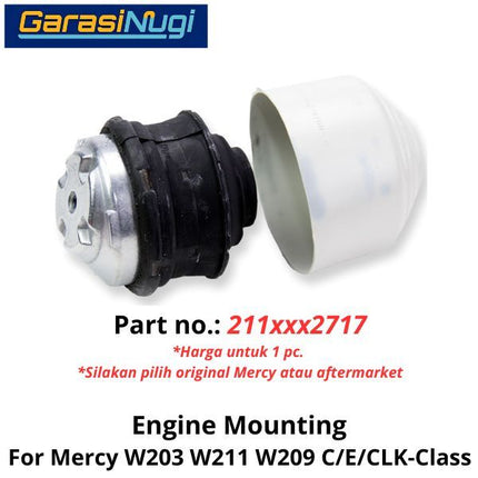 Engine Mounting Mercy W203 W211 W209 Rubber Bantalan Karet Mesin C200 E280 CLK