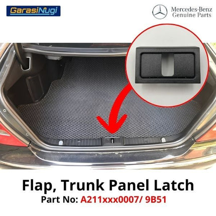 Flap Trunk For Mercy W211 Tutup Panel Kunci Bagasi Back Latch E240