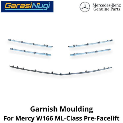 Chrome Trim Mercy W212 Elegance Grille Monting Grill Bumper Depan E250