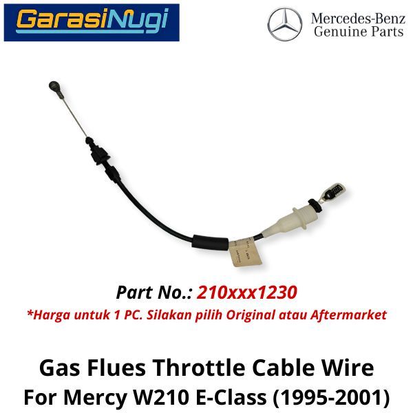 Gas Flues Mercy W210 Throttle Cable Wire Kabel Kawat Tarikan Gas Pedal Mercedes E320
