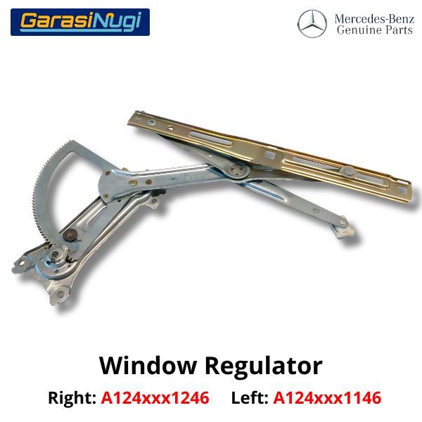 Window Regulator Mercy W124 Lift Pengatur Jendela Pintu Depan Power Window E230