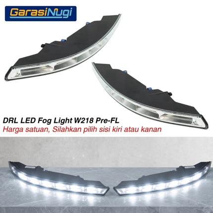 Fog Lights Lampu Kabut Bumper LED DRL Mercedes W218 Pre-FL CLS 63 AMG