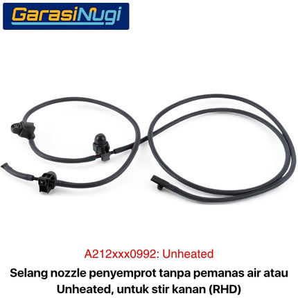 Mercedes W212 W218 Pre-FL Selang Penyemprot Kaca Depan Front Windshield Nozzle Wiper E300