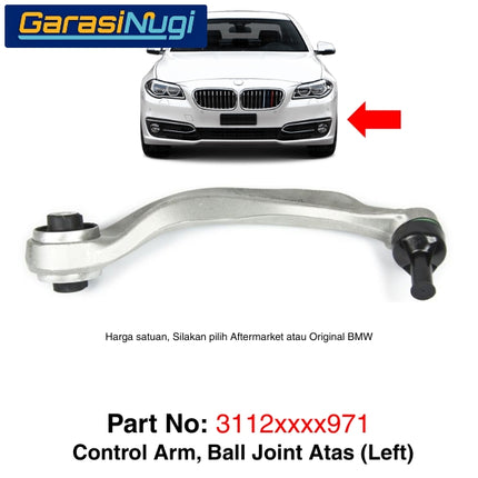 Ball Join Atas BMW F10 F12 F13 Lengan Kontrol Roda Depan Front Axle Arm 523