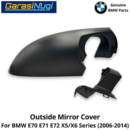 Outside Mirror BMW E70 E71 Cover Cap Penutup Kaca Spion Bingkai Luar X5 X6 2007-2014