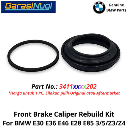 Front Brake For BMW E30 E36 E46 E28 E85 Seal Caliper Kit Karet Kaliper Rem Depan 320 520 Z3 Z4