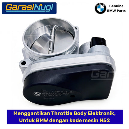 Throttle Body Elektronik BMW E90 E87 E60 VDO Original Engine N52 13547516946