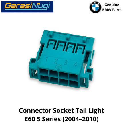 Connector Tail Light For BMW E60 Socket Soket Rumah Konektor Rangkaian Lampu Bagasi Belakang 520 2004-2010