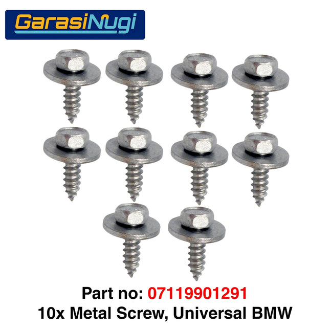 Metal Screw BMW 07119901291 Sekrup Panel Bodi Samping Dan Interior