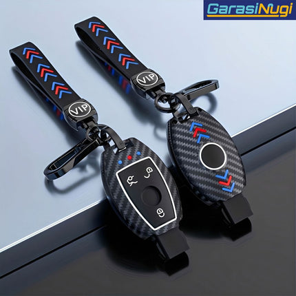 Key Case For Mercedes W212 Sarung Kunci ABS Fluorescent Long Keychain