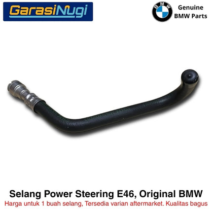 Selang Power Steering Balik BMW E46 Return Hose Original Mesin M43 32416796389 Cohline 318