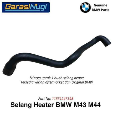 Selang Heater Radiator BMW E36 E46 Z3 Bypass Mesin M43 M44 Water hose Original 11531247398