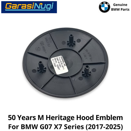 50 Years M Anniversary For BMW G07 F40 G20 F90 G30 Front Rear Emblem Logo Bagasi dan Kap Mesin X7 120 320 530