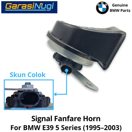 Horn Signal For BMW E39 LCI Fanfare High and Low Note Terompet Klakson 520 2001-2003
