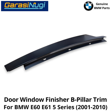 Exterior Door For BMW E60 E61 B-Pillar Window Trim Lis Pintu Jendela Luar Depan Belakang 530 550