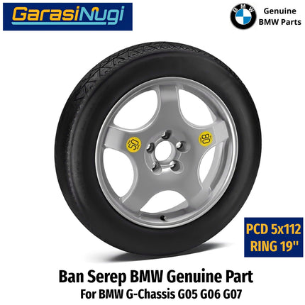 Ban Serep BMW G05 G06 G07 G-Chassis Original Ring 19 PCD 5x112 Spare Wheel Space Saver X5 X6 X7
