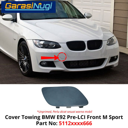 Cover Lubang Towing For BMW E92 Coupe Bumper Tow Derek 335 M3