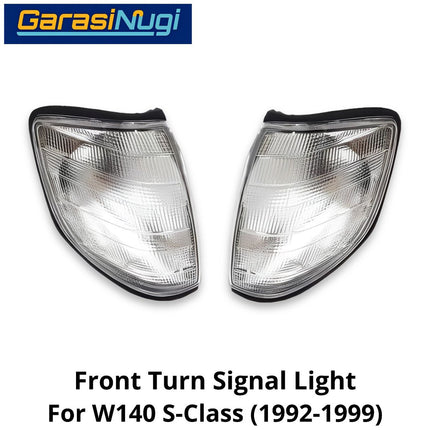 Front Turn Signal Mercy W140 Corner Light Cover Lampu Sein Depan Mercedes S280 S320 (1992-1999)