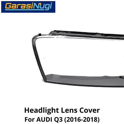 Mika Headlight AUDI Q3 (8U) Facelift Lens Kaca Cover Lampu Depan (2016-2018)