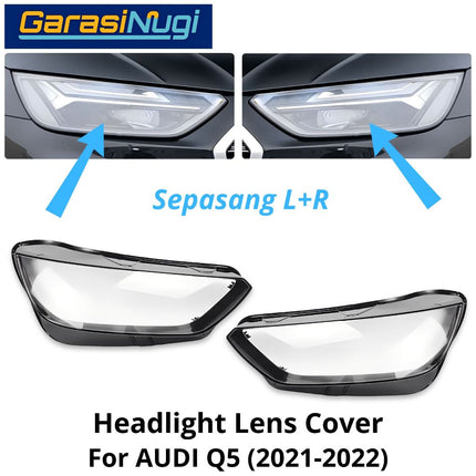 Mika Headlight AUDI Q5 Facelift Lens Kaca Cover Lampu Depan (2021-2022)