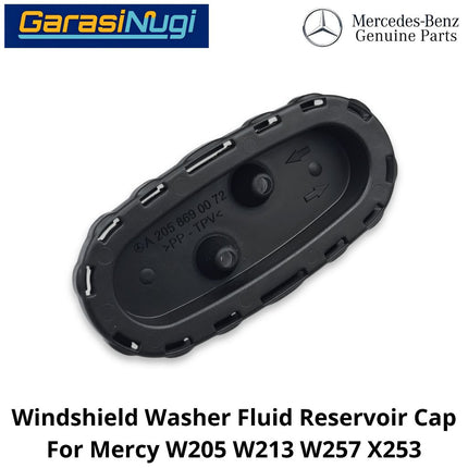 Windshield Washer Mercy W205 W213 W257 X253 Fluid Reservoir Cap Tutup Tanki Cairan Pembersih Kaca C200 E200 GLC