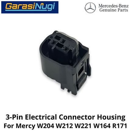 3-Pin Electrical Mercy W204 W212 W220 R171 Connector Housing Rumah Konektor Listrik Mercedes C200 E200 S300