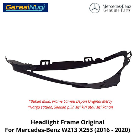 Seal Frame Headlight Mercy W213 X253 Karet Sil Lampu Depan Original Mercedes E300 GLC
