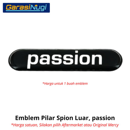 Emblem Pilar Spion Luar Smart Fortwo W451 Original Badge Exterior 2007 - 2015