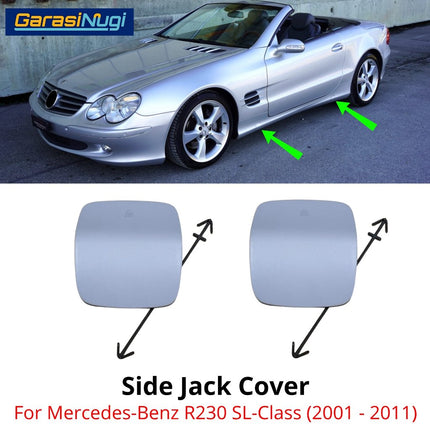 Mercedes R230 Side Jack Point Dongkrak Cover Tutup Samping Original Mercy SL500 SL350