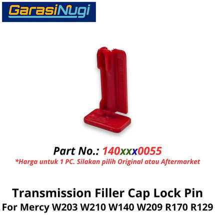 Automatic Transmission Mercy W203 W210 W209 R170 Filler Cap Lock Pin Pengunci Tutup Pengisi Transmisi Mercy C200 E230 SLK