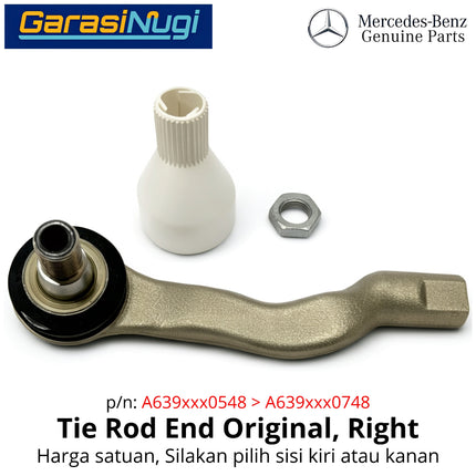 Tie Rod End Mercedes Vito Viano W639 Steering Linkage Luar Penghubung Kemudi Original 2003 - 2014