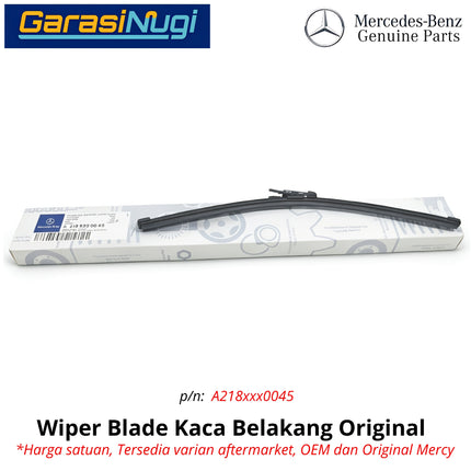 Wiper Blade Kaca Belakang Mercedes X218 Shooting Brake Rear Window Original CLS350