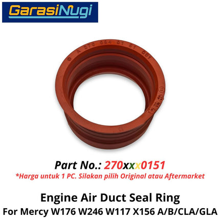 Engine Air Duct Mercy W176 W246 W117 X156 Seal Gasket Ring Segel Saluran Udara Mesin Mercedes A200 CLA GLK