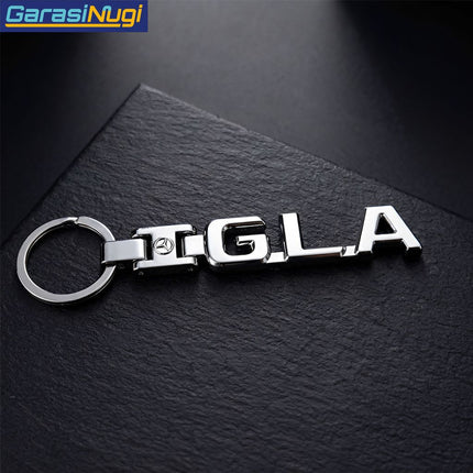 Metal Keychain For Mercedes Gantungan Kunci A B C E G R S AMG CLA CLS GLA GLE GLK ML SLK