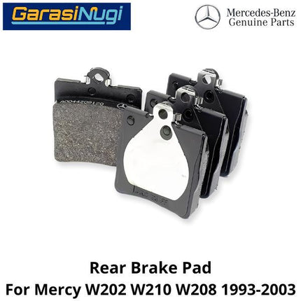 Rear Brake Pads Mercy W202 W210 W208 Kampas Rem 0044209120 Belakang C180 E230 CLK