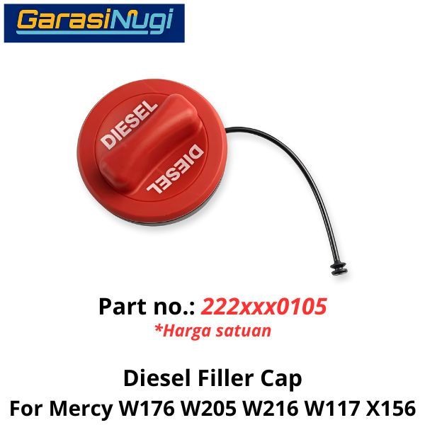 Diesel Filler Mercy W176 W205 W216 W117 X156 Tank Cap Tutup Tali Tangki BBM A200 C300