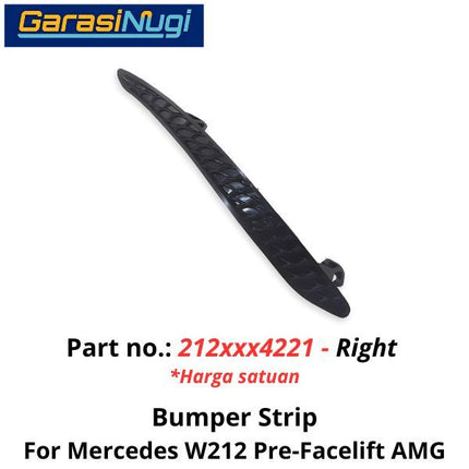 Rear Bumper Mercy W212 Pre-FL AMG Trim Cover Belakang Mercedes E200