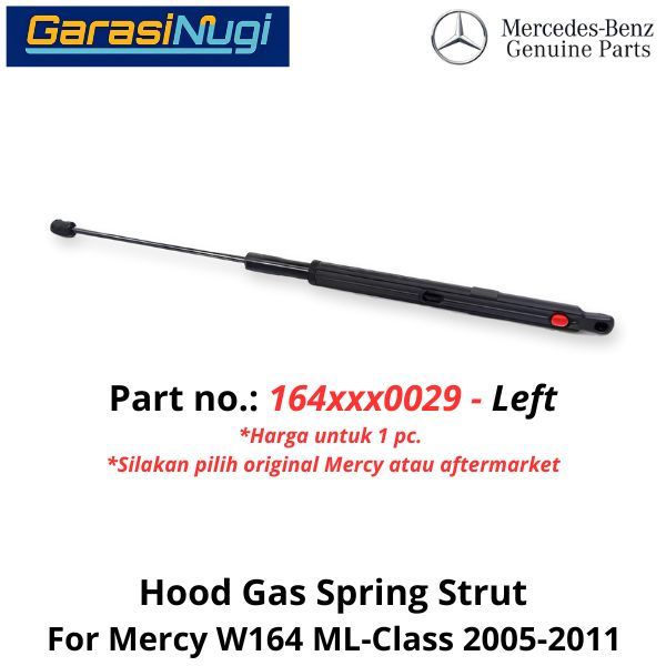 Hood Struts Mercy W164 Shock Per Kap Mesin Mercedes ML 2005-2011