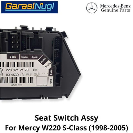 Seat Switch Mercy W220 Button Control Headrest Tombol Kursi Sandaran Kepala Assembly S230
